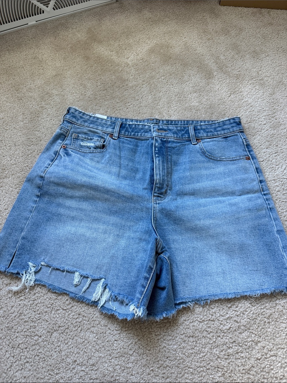 AE Highest Rise Baggy Denim Shorts
